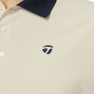 テーラーメイド TaylorMade　メンズ シアサッカー 半袖 ポロシャツ UN633　2025年モデル 詳細5