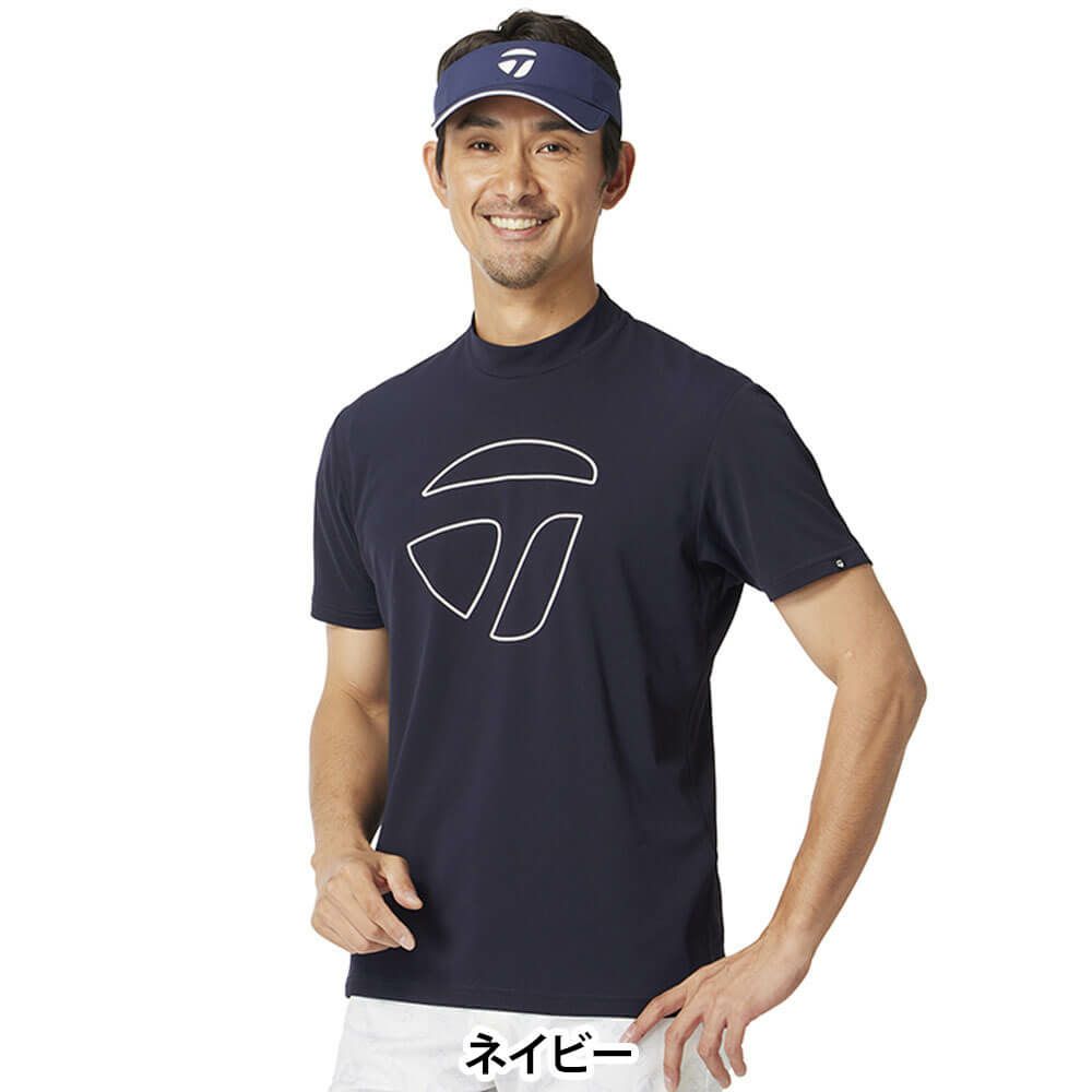 テーラーメイド TaylorMade　メンズ TMベーシック 半袖 モックネック シャツ UN636　2025年モデル 詳細2