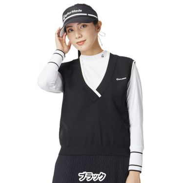 テーラーメイド TaylorMade　レディース リラックスド Vネック ベスト UN664　2025年モデル 詳細2