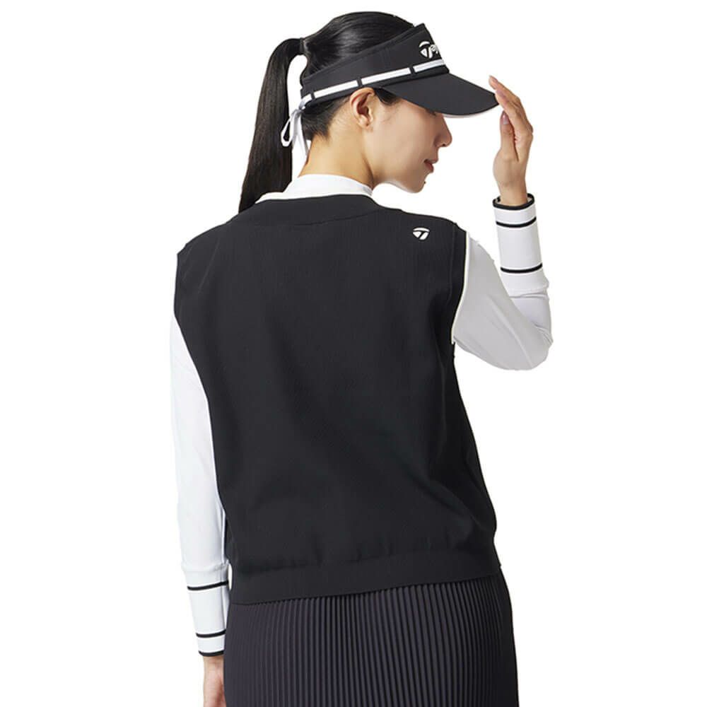 テーラーメイド TaylorMade　レディース リラックスド Vネック ベスト UN664　2025年モデル 詳細3