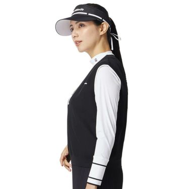 テーラーメイド TaylorMade　レディース リラックスド Vネック ベスト UN664　2025年モデル 詳細4