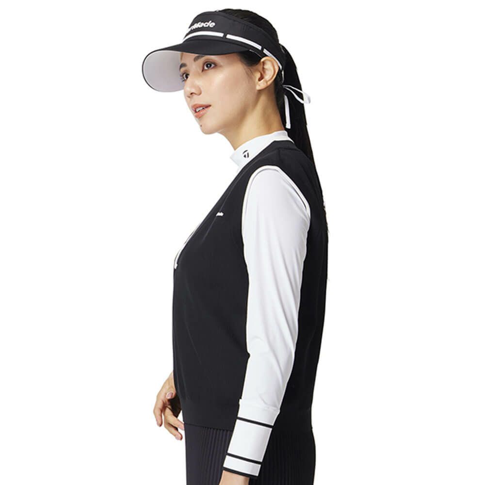 テーラーメイド TaylorMade　レディース リラックスド Vネック ベスト UN664　2025年モデル 詳細4