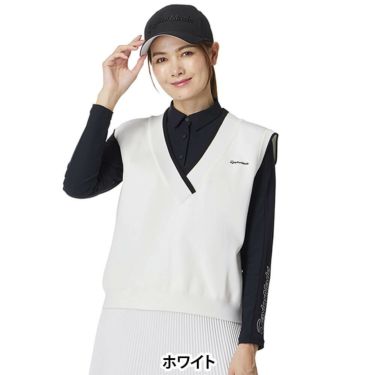 テーラーメイド TaylorMade　レディース リラックスド Vネック ベスト UN664　2025年モデル 詳細7