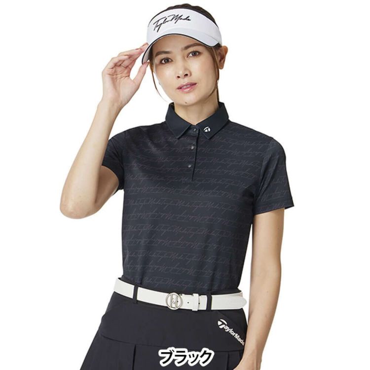 テーラーメイド TaylorMade レディース ロゴボーダー 半袖