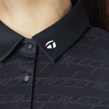 テーラーメイド TaylorMade　レディース ロゴボーダー 半袖 ポロシャツ UN669　2025年モデル 詳細5