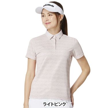 テーラーメイド TaylorMade　レディース ロゴボーダー 半袖 ポロシャツ UN669　2025年モデル 詳細12