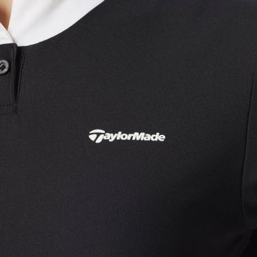 テーラーメイド TaylorMade　レディース スリットカラー 半袖 モックネック シャツ UN686　2025年モデル 詳細5