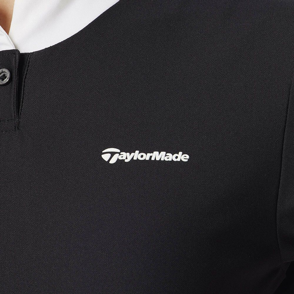 テーラーメイド TaylorMade　レディース スリットカラー 半袖 モックネック シャツ UN686　2025年モデル 詳細5