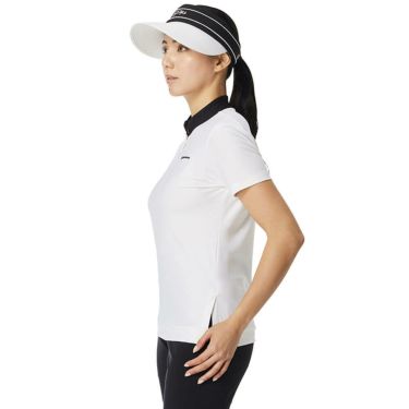 テーラーメイド TaylorMade　レディース スリットカラー 半袖 モックネック シャツ UN686　2025年モデル 詳細9