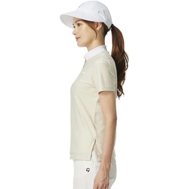 テーラーメイド TaylorMade　レディース スリットカラー 半袖 モックネック シャツ UN686　2025年モデル 詳細14