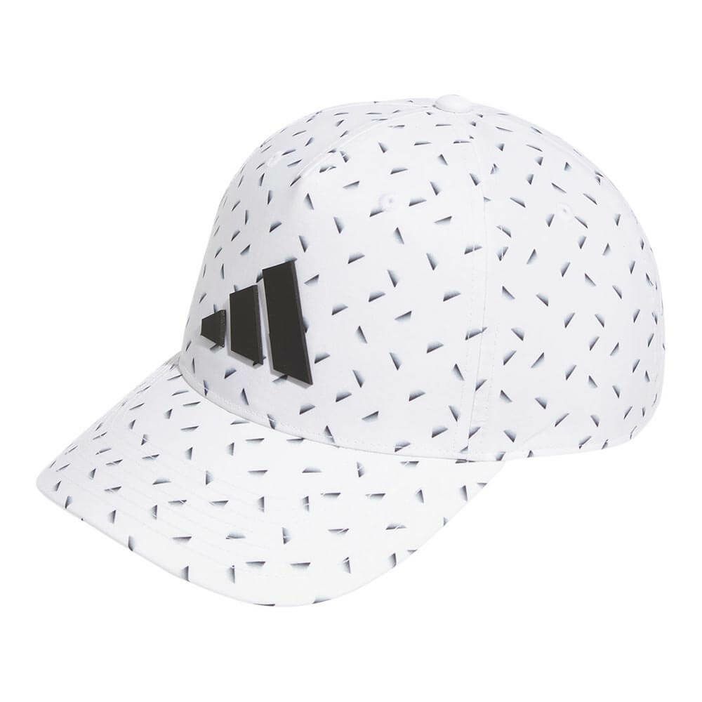 アディダス adidas　メンズ 総柄 スナップバック クーリング キャップ KVI40 JD7092 ホワイト　2025年モデル 詳細1