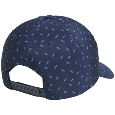 アディダス adidas　メンズ 総柄 スナップバック クーリング キャップ KVI40 JJ3846 カレッジネイビー　2025年モデル 詳細2