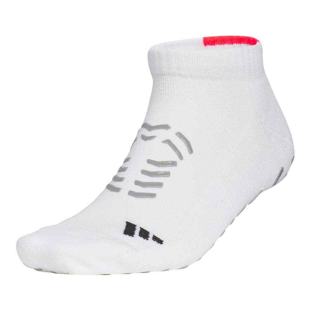 アディダス adidas　メンズ アディゼロ 機能 アンクルソックス KVH48 JE7188 ホワイト　2025年モデル 詳細1