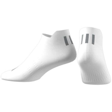 アディダス adidas　メンズ ツアー 機能 アンクルソックス EEU35 HS5538 ホワイト　2025年モデル 詳細2