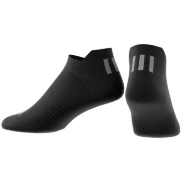 アディダス adidas　メンズ ツアー 機能 アンクルソックス EEU35 HS5537 ブラック　2025年モデル 詳細2