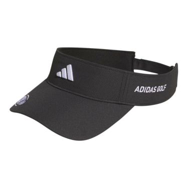 アディダス adidas　サイドロゴ バイザー KTK05 JH3648 ブラック　2025年モデル 詳細1
