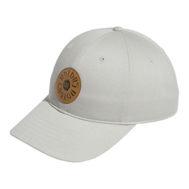 アディダス adidas　レディース コットン サークルパッチ キャップ KVM07 JP2368 ワンダーシルバー　2025年モデル 詳細1