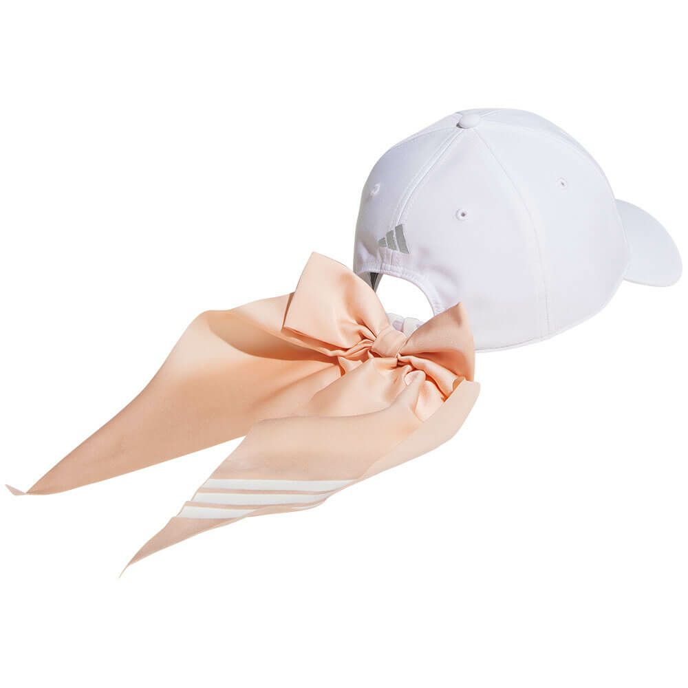 アディダス adidas　レディース 撥水 リボン キャップ KUH34 JH3622 ホワイト　2025年モデル 詳細2