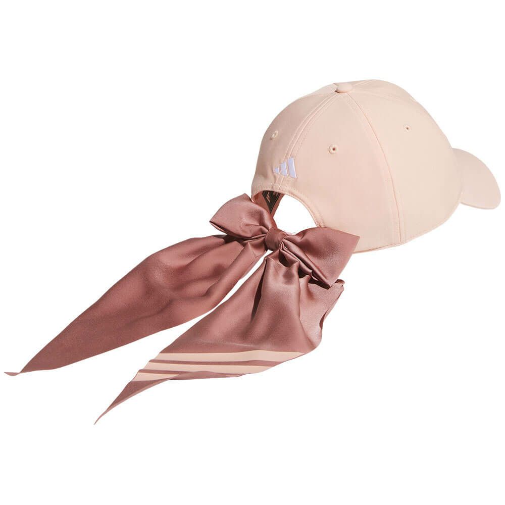 アディダス adidas　レディース 撥水 リボン キャップ KUH34 JE2501 パウダーコーラル　2025年モデル 詳細2