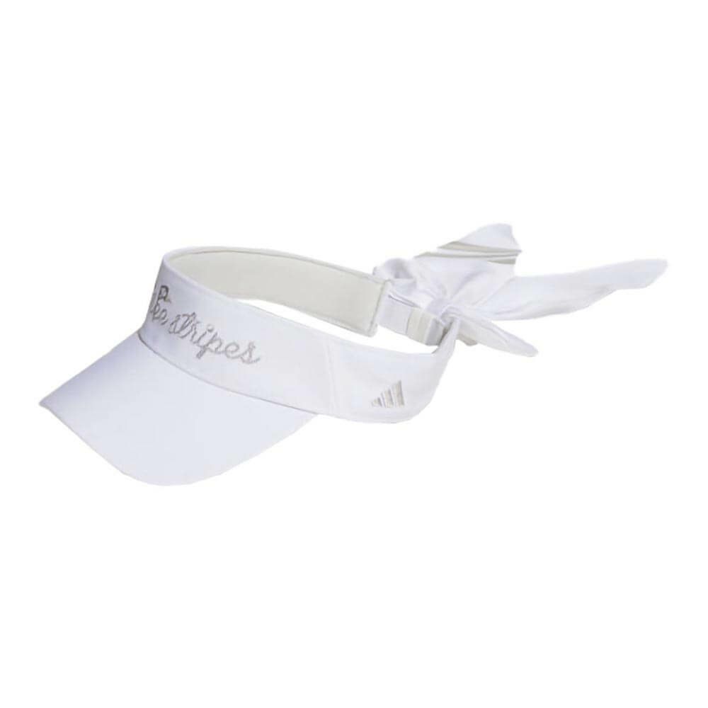 アディダス adidas　レディース リボン バイザー KUH35 JE2502 ホワイト　2025年モデル 詳細1