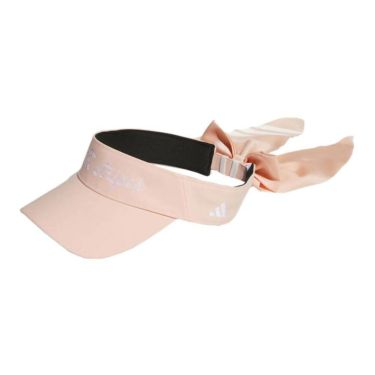 アディダス adidas　レディース リボン バイザー KUH35 JH3626 パウダーコーラル　2025年モデル 詳細1