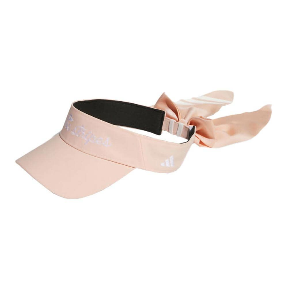 アディダス adidas　レディース リボン バイザー KUH35 JH3626 パウダーコーラル　2025年モデル 詳細1
