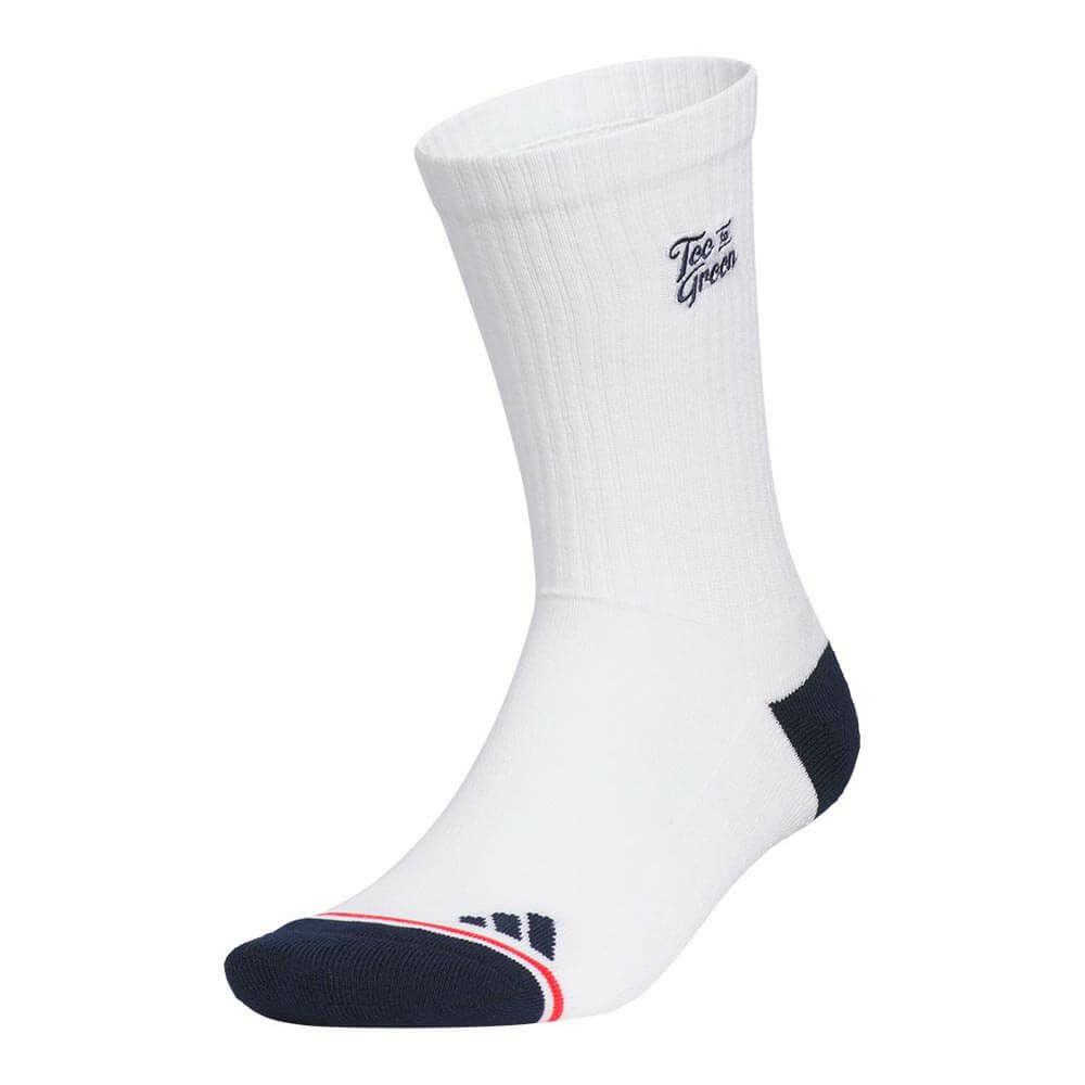 アディダス adidas　レディース グラフィック クッション クルーソックス KTJ06 JD6566 ホワイト　2025年モデル 詳細1