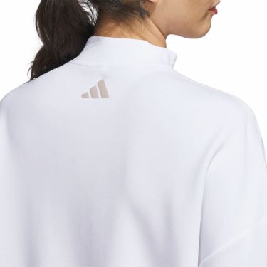 アディダス adidas　レディース ビヨンド ザ コース ダンボールニット長袖 モックネック プルオーバー KTI49　2025年モデル 詳細5