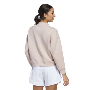 アディダス adidas　レディース ビヨンド ザ コース ダンボールニット長袖 モックネック プルオーバー KTI49　2025年モデル 詳細8