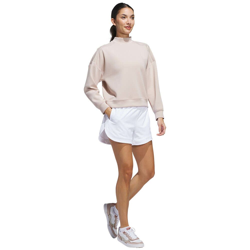 アディダス adidas　レディース ビヨンド ザ コース ダンボールニット長袖 モックネック プルオーバー KTI49　2025年モデル 詳細9