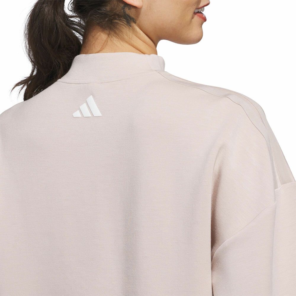 アディダス adidas　レディース ビヨンド ザ コース ダンボールニット長袖 モックネック プルオーバー KTI49　2025年モデル 詳細10