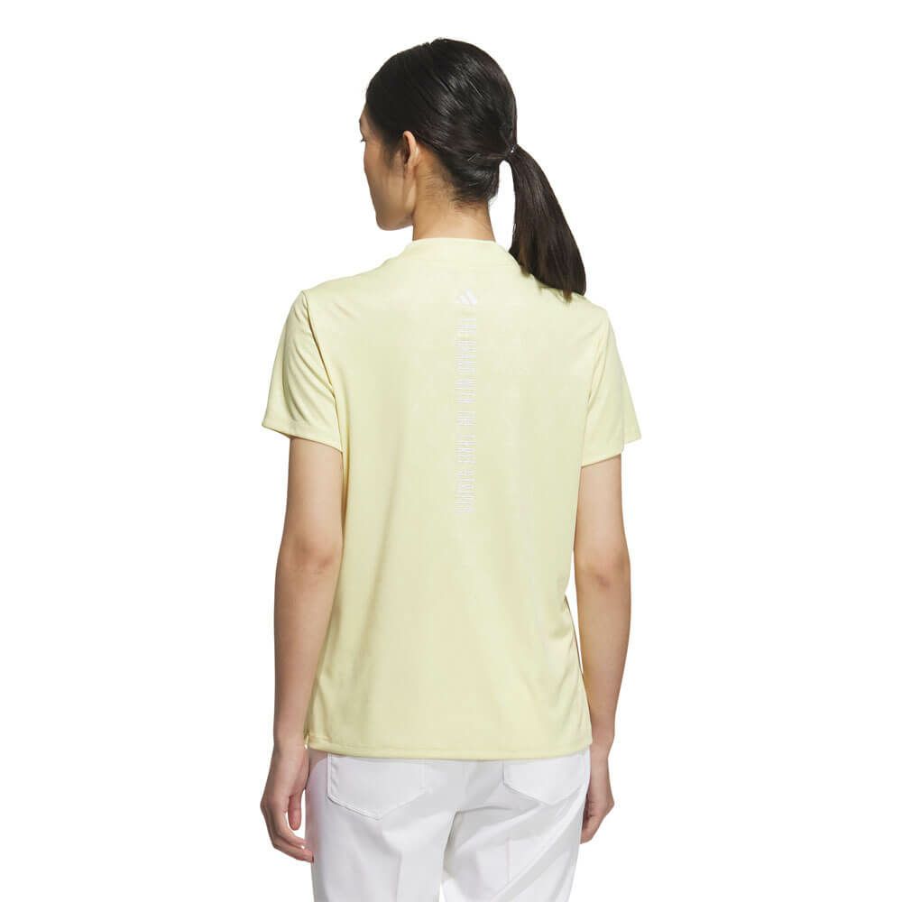 アディダス adidas　レディース BOSロゴ柄 デボス 半袖 モックネックシャツ KTI74　2025年モデル 詳細7