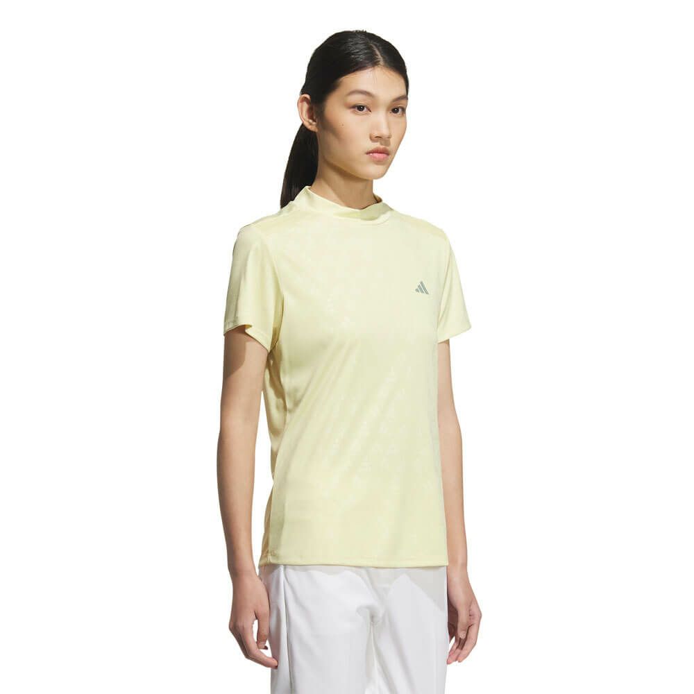 アディダス adidas　レディース BOSロゴ柄 デボス 半袖 モックネックシャツ KTI74　2025年モデル 詳細8