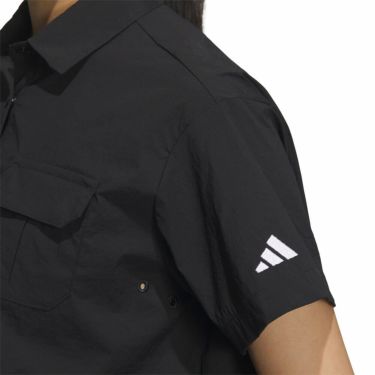 アディダス adidas　レディース 撥水 シースルー ボックスシルエット 半袖 ポロシャツ KTI78　2025年モデル 詳細5