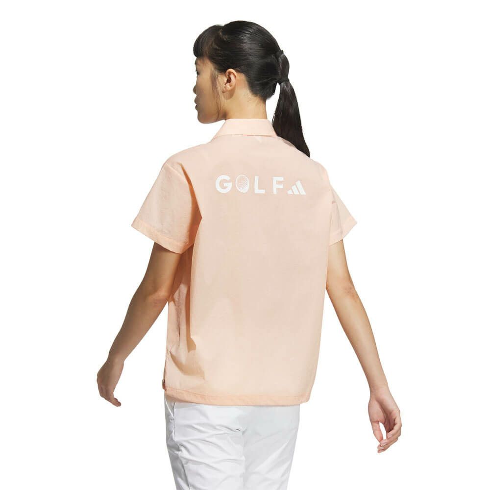 アディダス adidas　レディース 撥水 シースルー ボックスシルエット 半袖 ポロシャツ KTI78　2025年モデル 詳細13