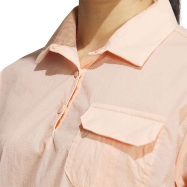 アディダス adidas　レディース 撥水 シースルー ボックスシルエット 半袖 ポロシャツ KTI78　2025年モデル 詳細15