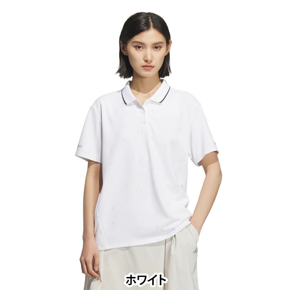 アディダス adidas　レディース モノグラム 半袖 ポロシャツ KTI84　2025年モデル 詳細2