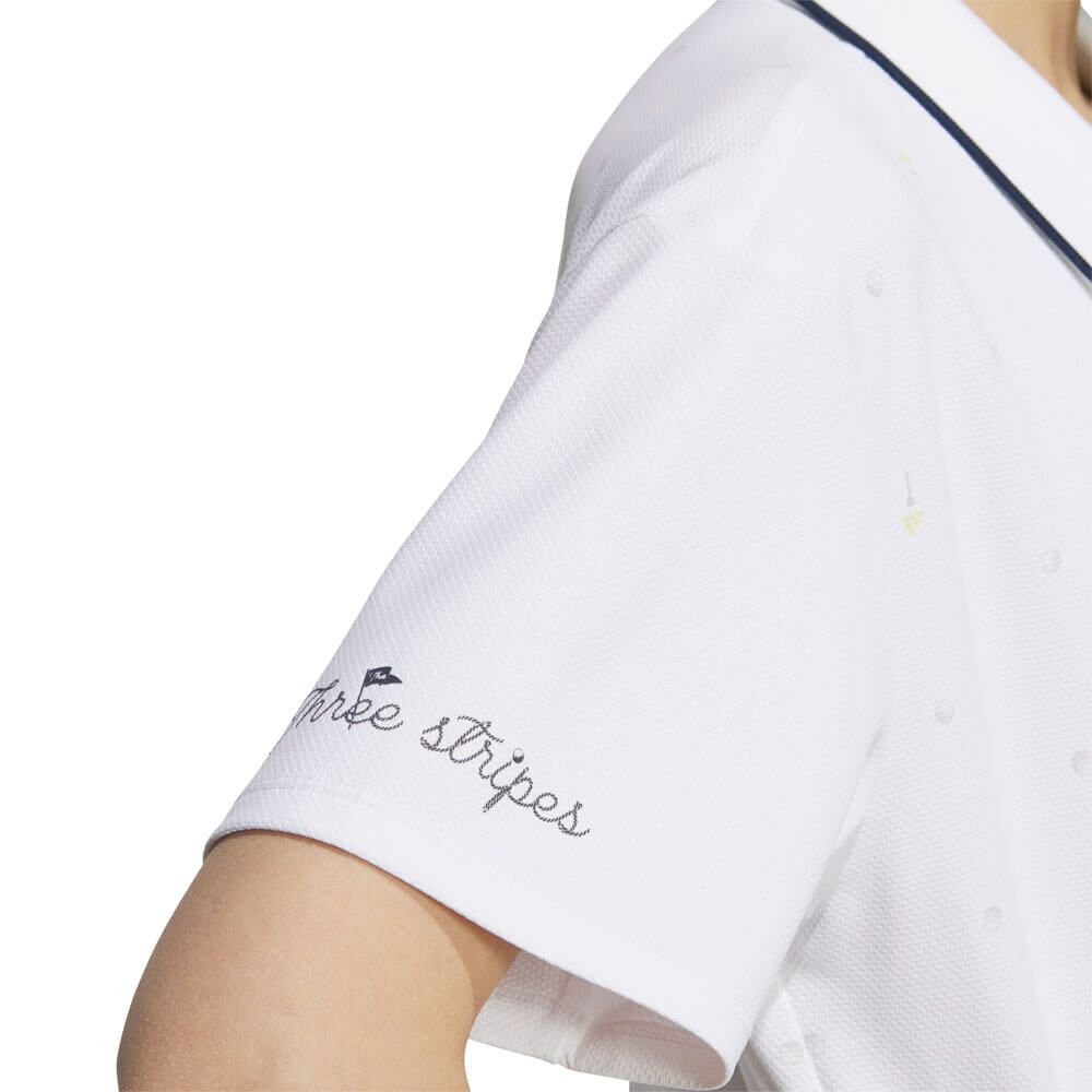 アディダス adidas　レディース モノグラム 半袖 ポロシャツ KTI84　2025年モデル 詳細5