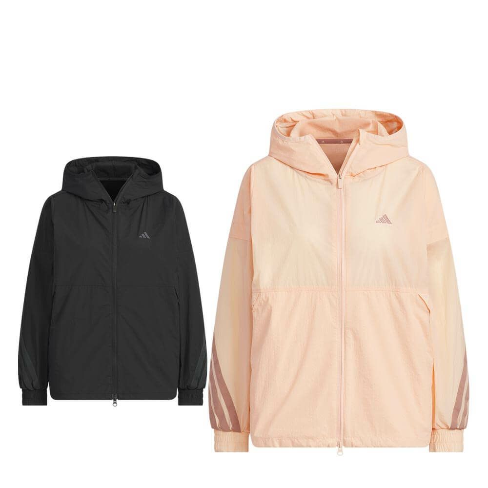 アディダス adidas　レディース LIGHT DWR 長袖 フルジップ フーディー KTI87　2025年モデル 詳細1