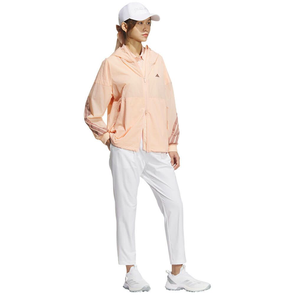 アディダス adidas　レディース LIGHT DWR 長袖 フルジップ フーディー KTI87　2025年モデル 詳細9