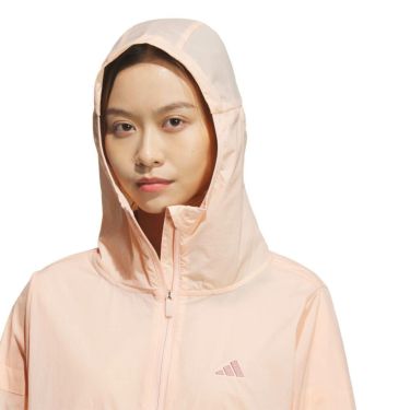 アディダス adidas　レディース LIGHT DWR 長袖 フルジップ フーディー KTI87　2025年モデル 詳細10