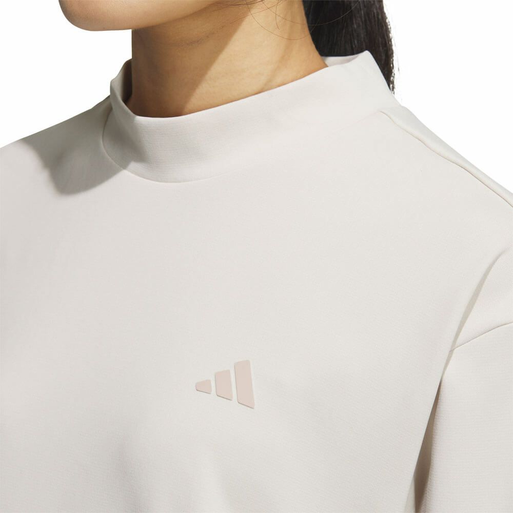 アディダス adidas　レディース スリーストライプス ボックスシルエット 半袖 モックネックシャツ KTI91　2025年モデル 詳細10