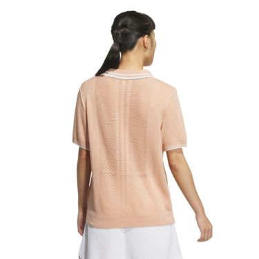 アディダス adidas　レディース ビヨンド ザ コース ルーズ スキッパー ニットボックスシルエット 半袖 ポロシャツ KTN36　2025年モデル 詳細4