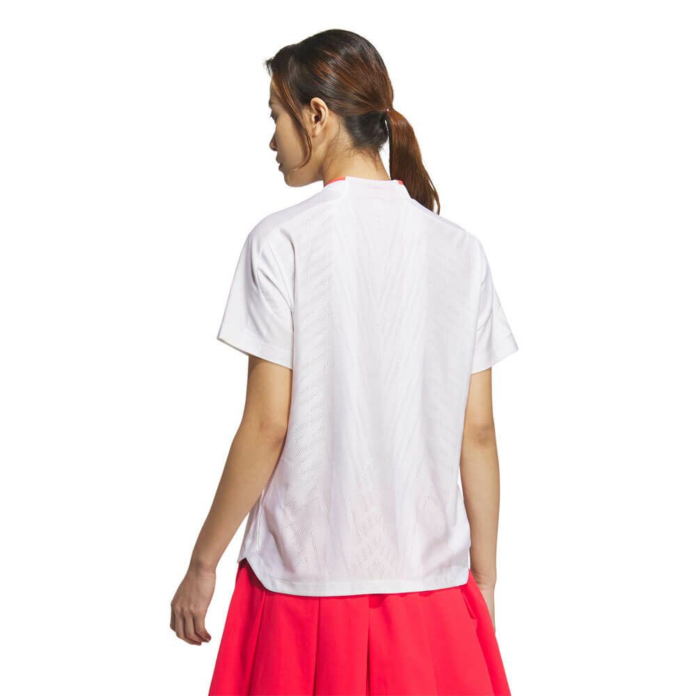 アディダス adidas　レディース アディゼロ メッシュ 半袖 モックネックシャツ KUK65　2025年モデル 詳細3