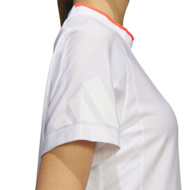アディダス adidas　レディース アディゼロ メッシュ 半袖 モックネックシャツ KUK65　2025年モデル 詳細6