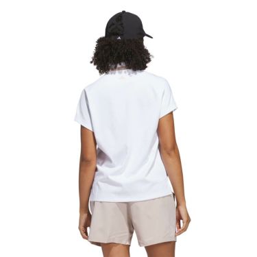 アディダス adidas　レディース ビヨンド ザ コース フレンチスリープ ボックスシルエット 半袖 ポロシャツ KUL06　2025年モデル 詳細8