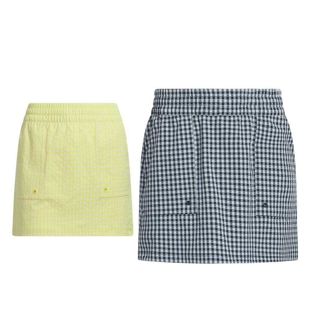 アディダス adidas　レディース ギンガムチェック プルオン スカート KTI67　2025年モデル