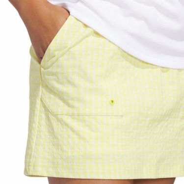 アディダス adidas　レディース ギンガムチェック プルオン スカート KTI67　2025年モデル 詳細5