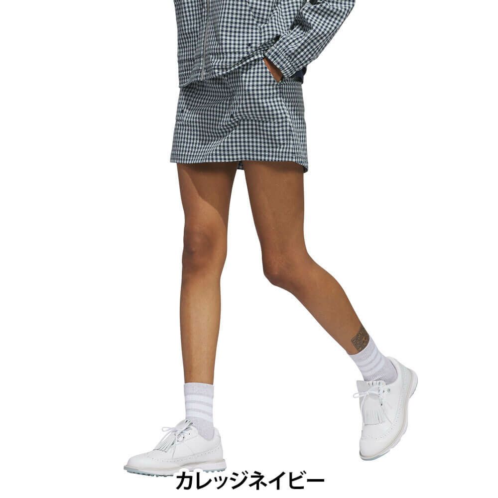 アディダス adidas　レディース ギンガムチェック プルオン スカート KTI67　2025年モデル 詳細7