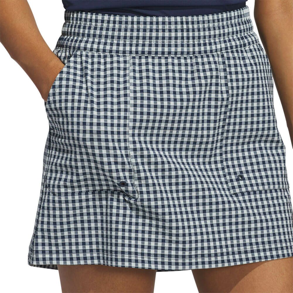 アディダス adidas　レディース ギンガムチェック プルオン スカート KTI67　2025年モデル 詳細10